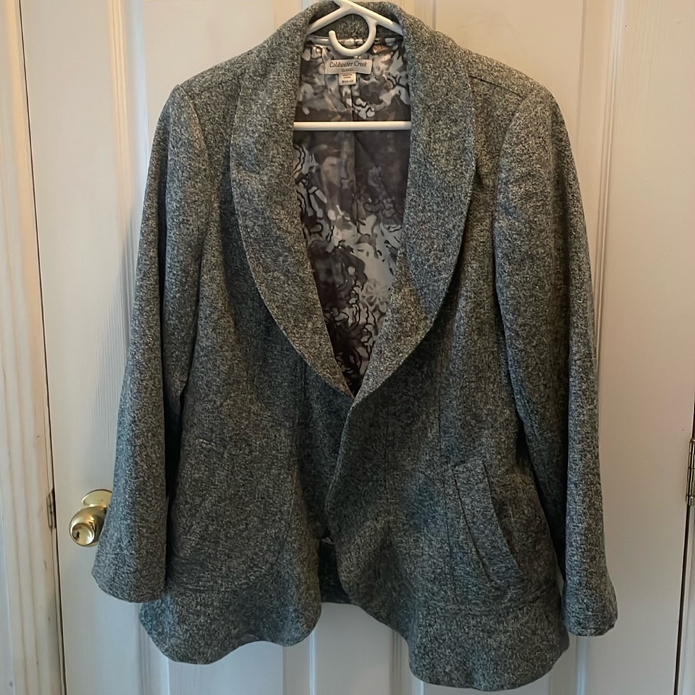 Coldwater Creek Woman’s Blazer -Grey